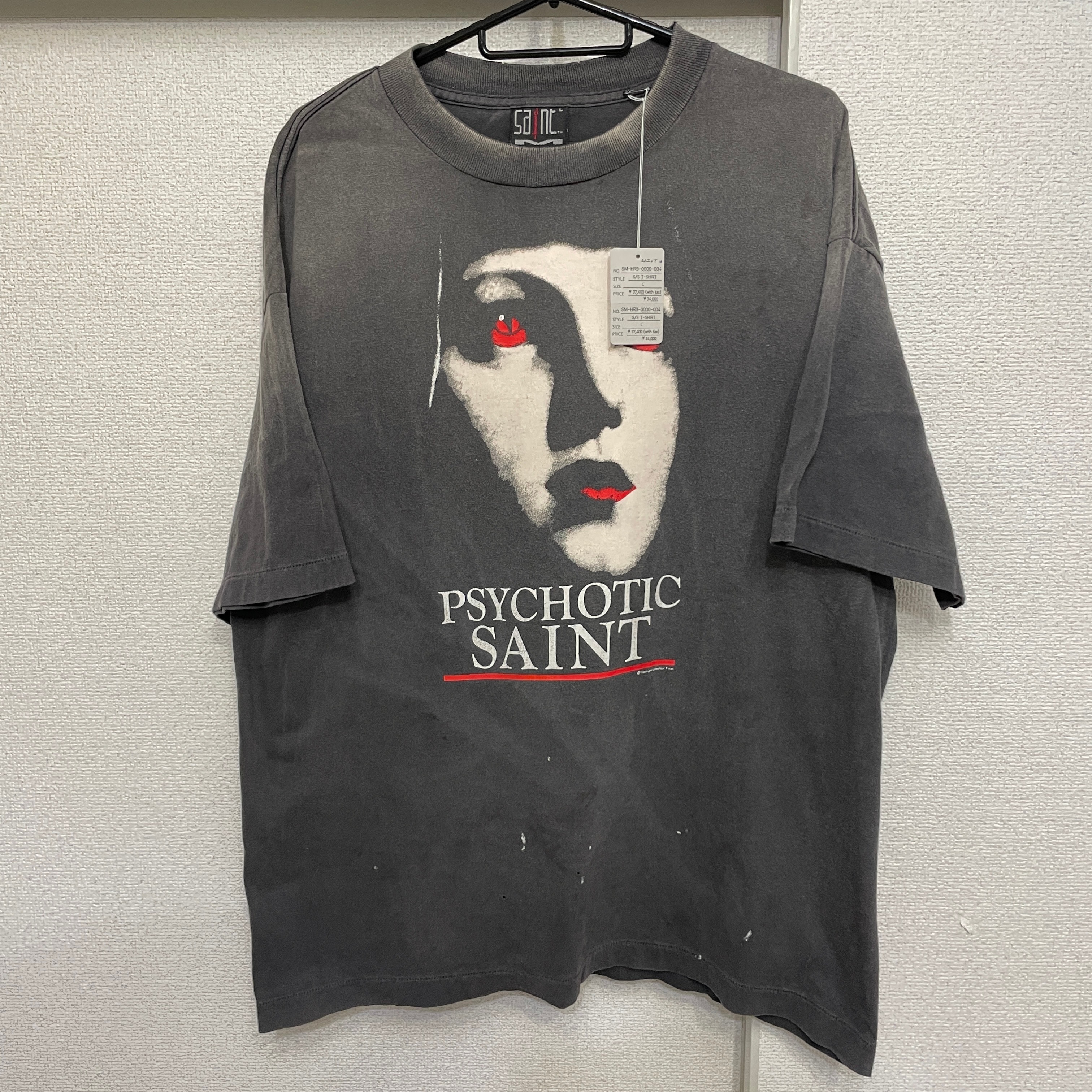 SAINT Mxxxxxx SS Tee Psychotic Saint "Black"