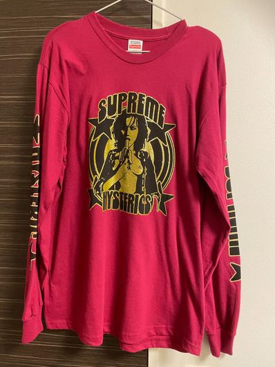 Supreme x HYSTERIC GLAMOUR L/S Tee "Burgundy"