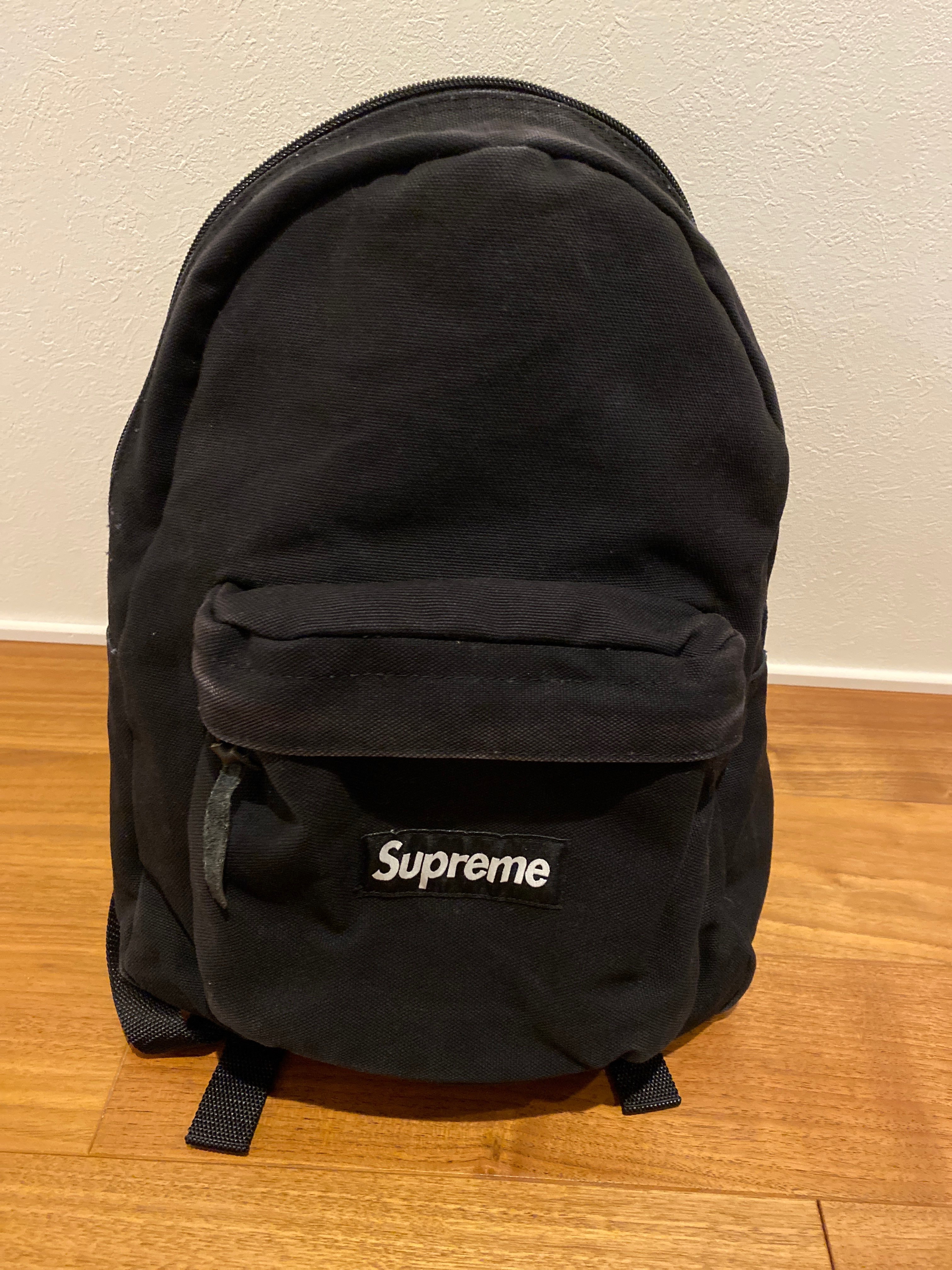 Supreme Canvas Backpack "Black"