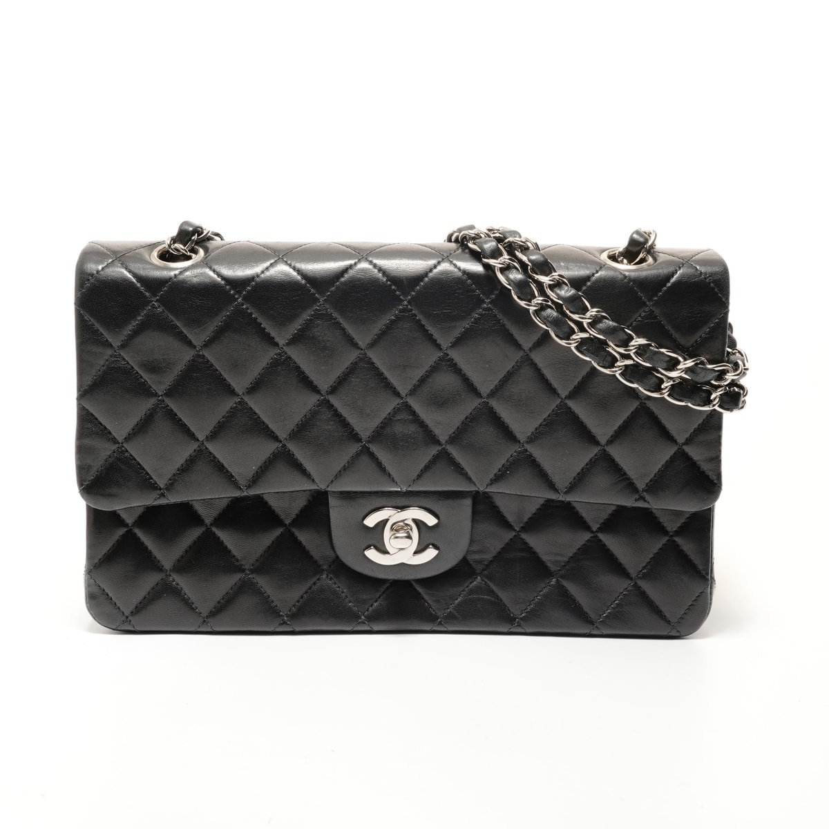 シャネル CHANEL 7番台 マトラッセ25 ダブルフラップ ショルダーバッグ【中古】