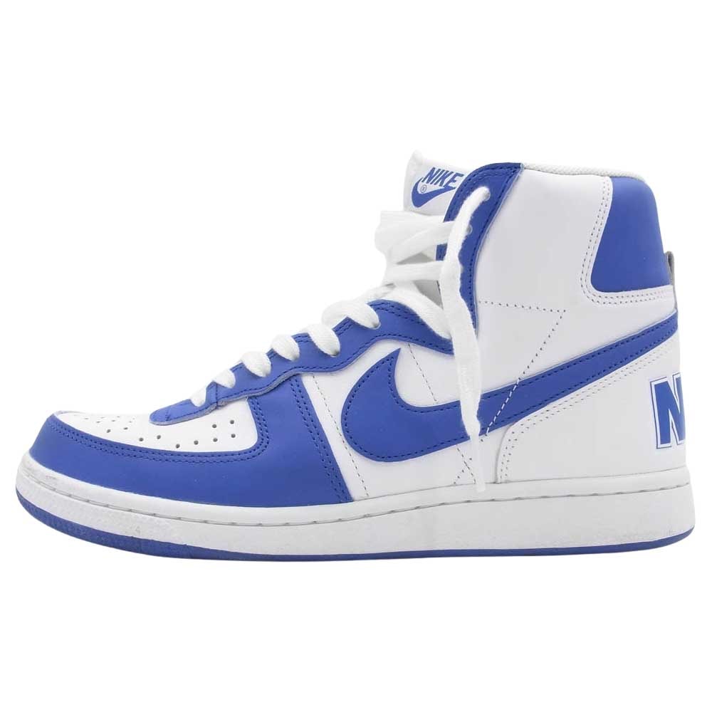 NIKE ナイキ スニーカー FN6836-100 Terminator High Game Royal ターミネーター ハイ ゲーム ロイヤル スニーカー ホワイト系 ブルー系 27.5cm【中古】