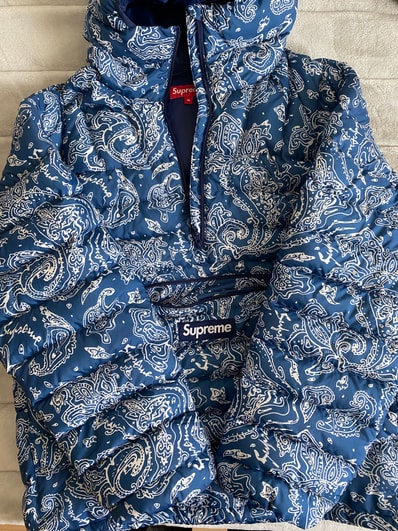 Supreme Micro Down Half Zip Hooded Pullover Supreme Micro Down Half Zip Hooded Pullover