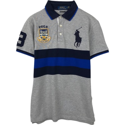 古着 ラルフローレン Ralph Lauren POLO RALPH LAUREN CUSTOM SLIM FIT ビッグポニー 半袖 ポロシャツ メンズS相当/eaa644232
