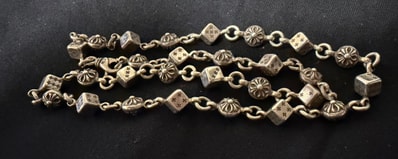 Chrome Hearts Dice 1 Cross Ball Pendant Silver 925 "Silver"