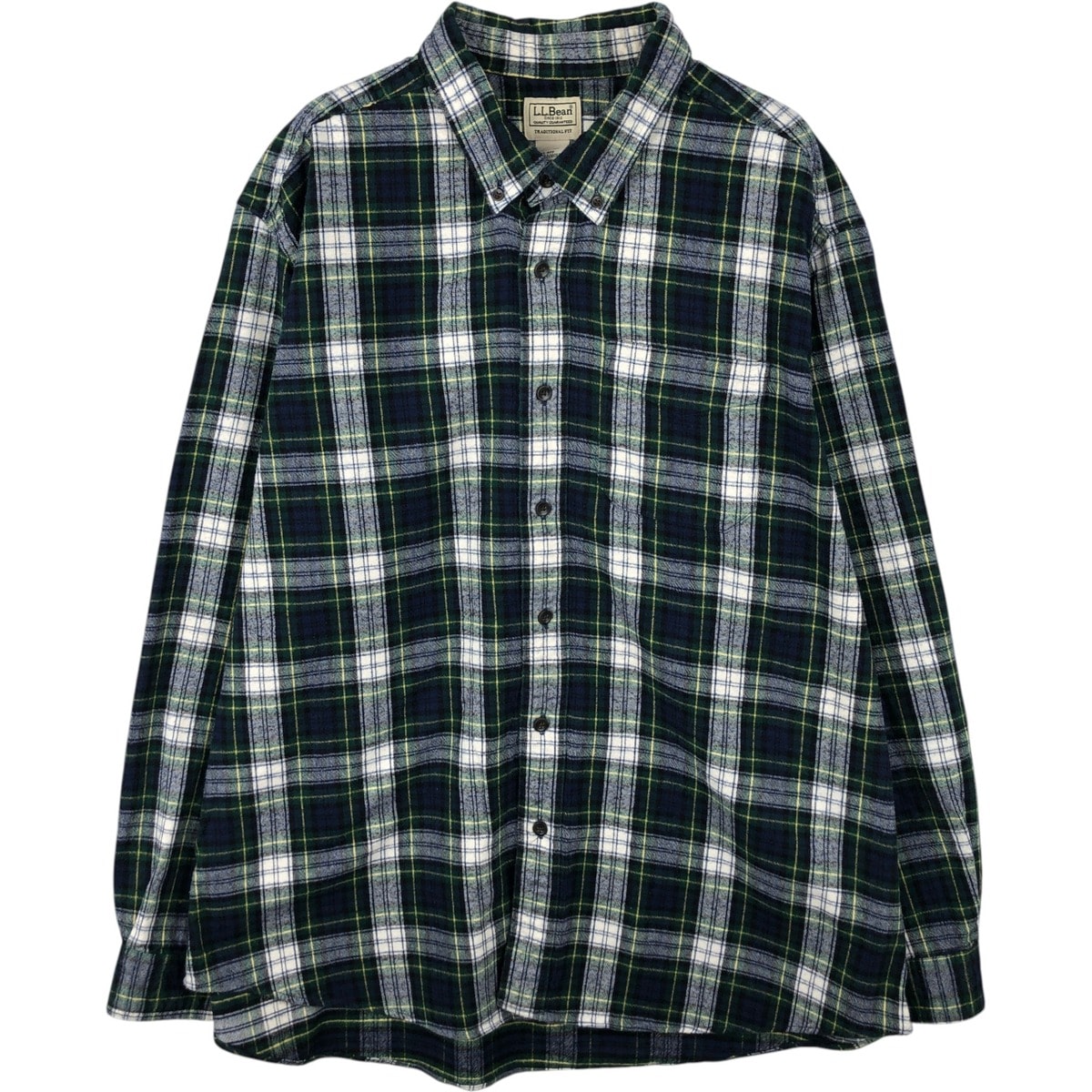 古着 90~00年代 エルエルビーン L.L.Bean TRADITIONAL FIT 長袖 ボタンダウン フランネルチェックシャツ メンズXL相当 ヴィンテージ/eaa637948