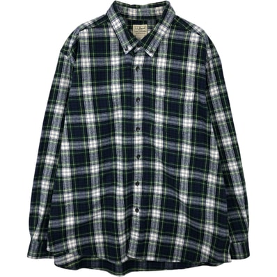 古着 90~00年代 エルエルビーン L.L.Bean TRADITIONAL FIT 長袖 ボタンダウン フランネルチェックシャツ メンズXL相当 ヴィンテージ/eaa637948