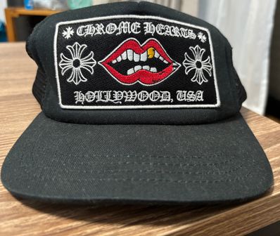 Chrome Hearts Tracker Cap Chomper "Black"