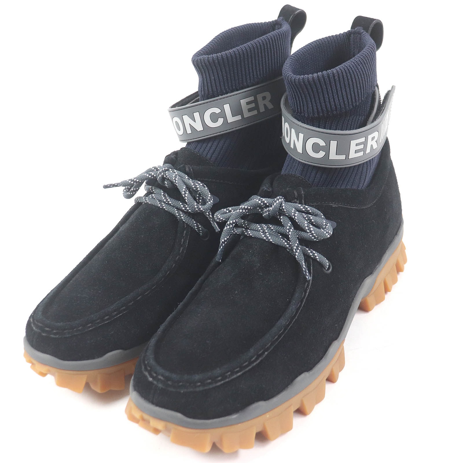 未使用品 モンクレール
 ブーツ HENKE BOOT ブラック メンズ 44