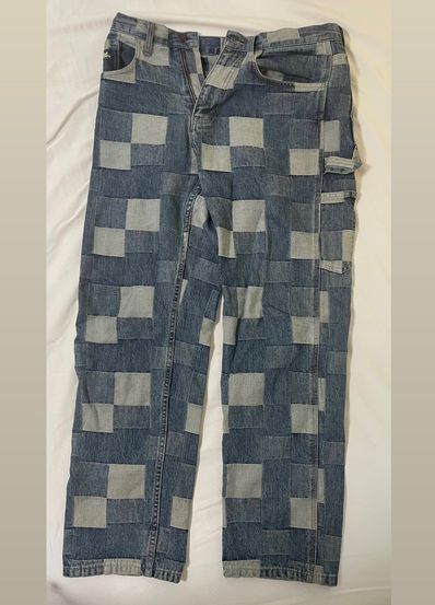 Supreme Patched Denim Painter Pant "Blue"