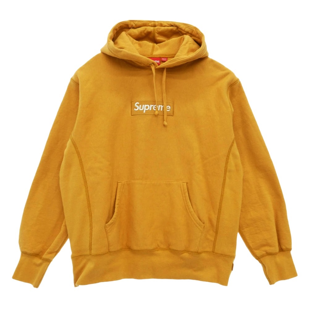 Supreme シュプリーム 23AW Box Logo Hooded Sweatshirt ボックスロゴ スウェットシャツ フーディー パーカー ライトブラウン系 S【中古】