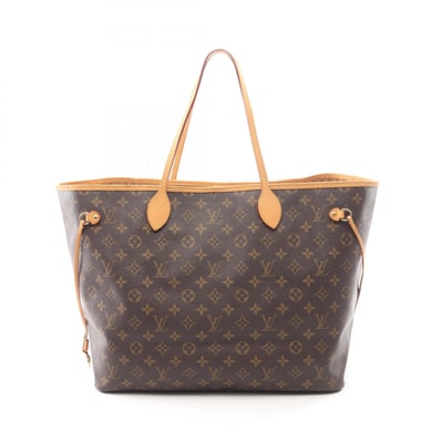 ルイ・ヴィトン LOUIS VUITTON ネヴァーフルGM トートバッグ バッグ PVCコーティングキャンバス レザー モノグラム レディース ブラウン系 M40157 【中古】