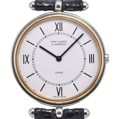 ヴァンクリーフ&アーペル Van Cleef & Arpels ラ・コレクション ホワイト クォーツ メンズ 腕時計 P#148873