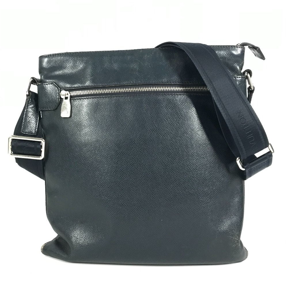 ルイヴィトン LOUIS VUITTON サシャ M32629 タイガ カバン 斜め掛け ポシェット ショルダーバッグ タイガレザー ボレアル ネイビー