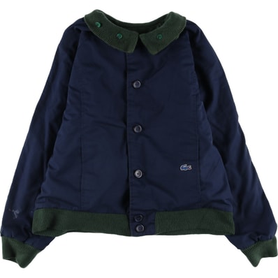 古着 ラコステ LACOSTE リバーシブル コットン×ポリエステルブルゾン メンズL相当/eaa532925