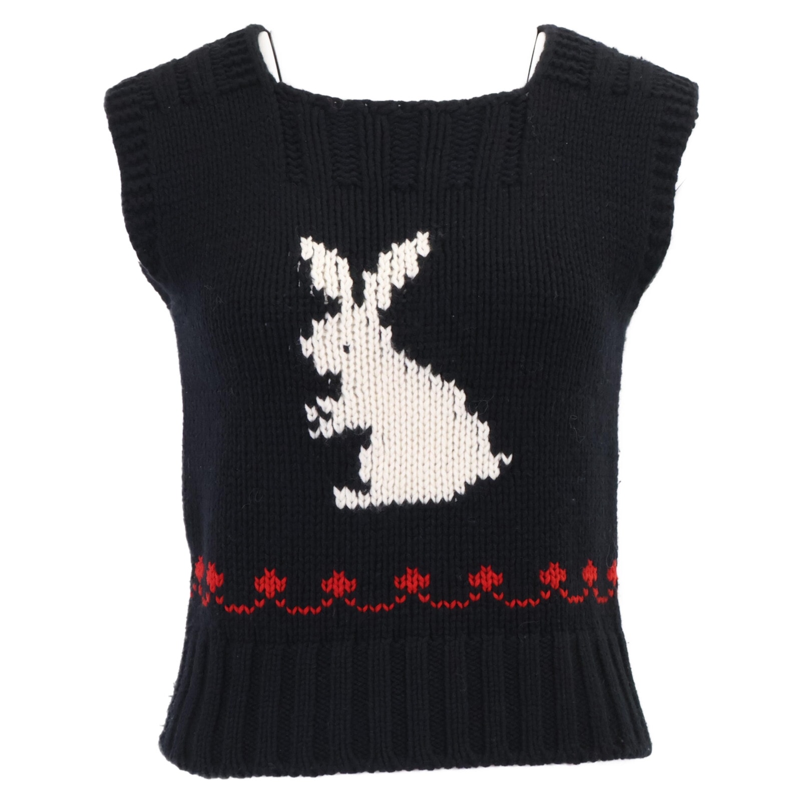 クリスチャンディオール 【国内正規】154T39AM110 ラビット カシミヤxウール ニット I:38