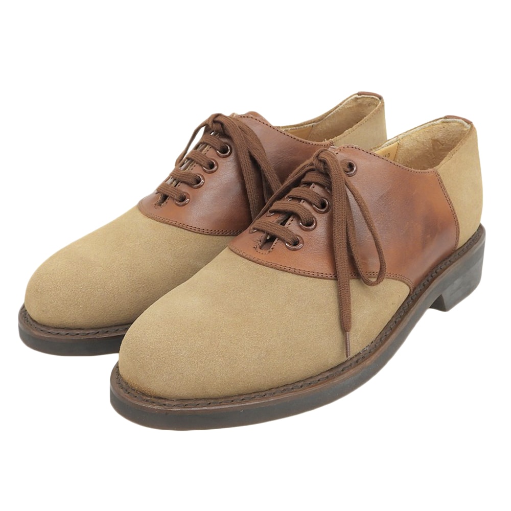 ポロ ラルフローレン サドルシューズ メンズ スエード ブラウン 7D MD3582 シューズ 7D