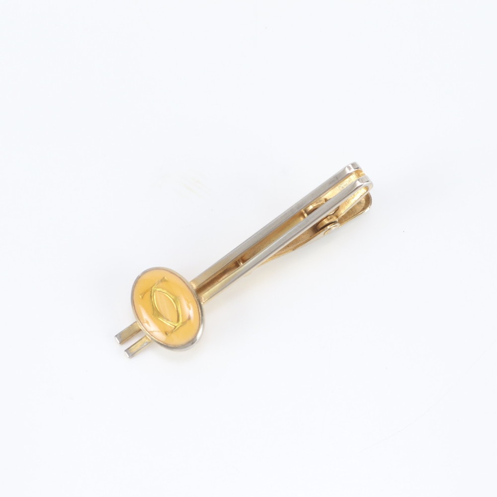 ■美品 カルティエ 2C ダブルC タイピン
