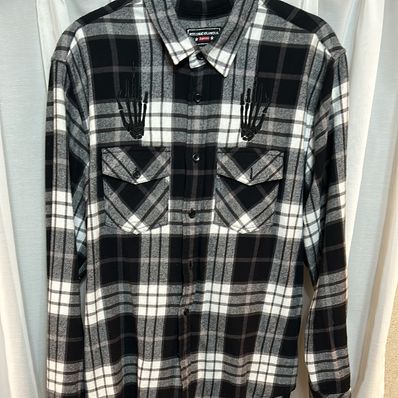 Supreme x HYSTERIC GLAMOUR Plaid Flannel Shirt "Black"