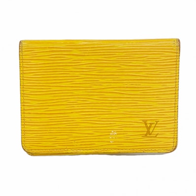 ★SALE【6fb2800-k】ルイヴィトン カードケース エピ ポルト2カルトヴェルティカル M63209 ジョーヌ【中古】メンズ レディース ユニセックス