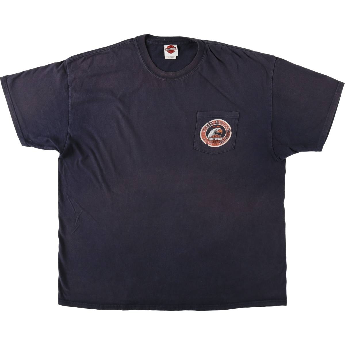 古着 ヘインズ Hanes BEEFY-T Harley-Davidson ハーレーダビッドソン 鷲柄 イーグル柄 モーターサイクル バイクTシャツ メンズXXL相当/eaa620876