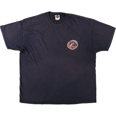 古着 ヘインズ Hanes BEEFY-T Harley-Davidson ハーレーダビッドソン 鷲柄 イーグル柄 モーターサイクル バイクTシャツ メンズXXL相当/eaa620876