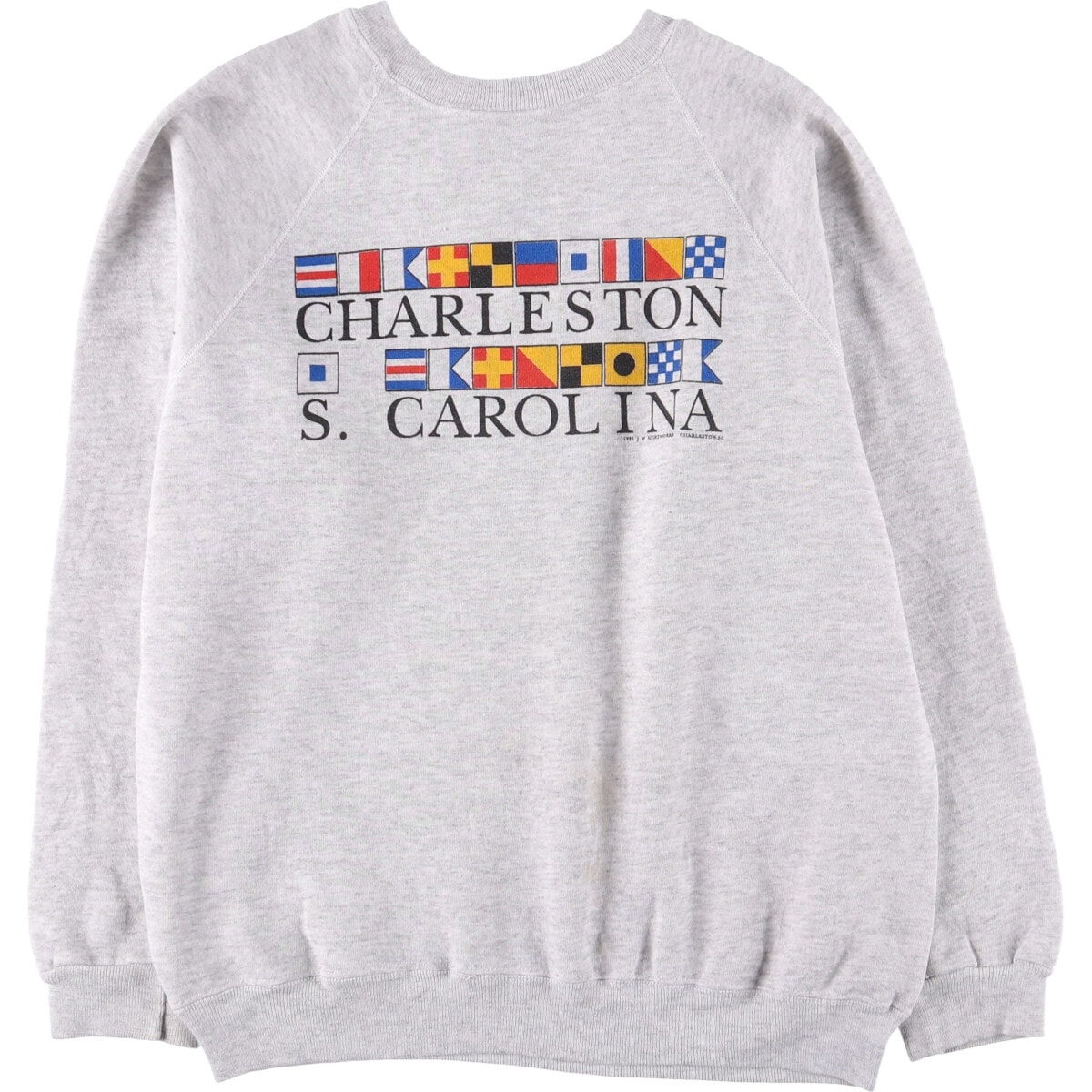 古着 80年代 ヘインズ Hanes 青タグ プリントスウェットシャツ トレーナー USA製 メンズXL相当 ヴィンテージ/eaa591055