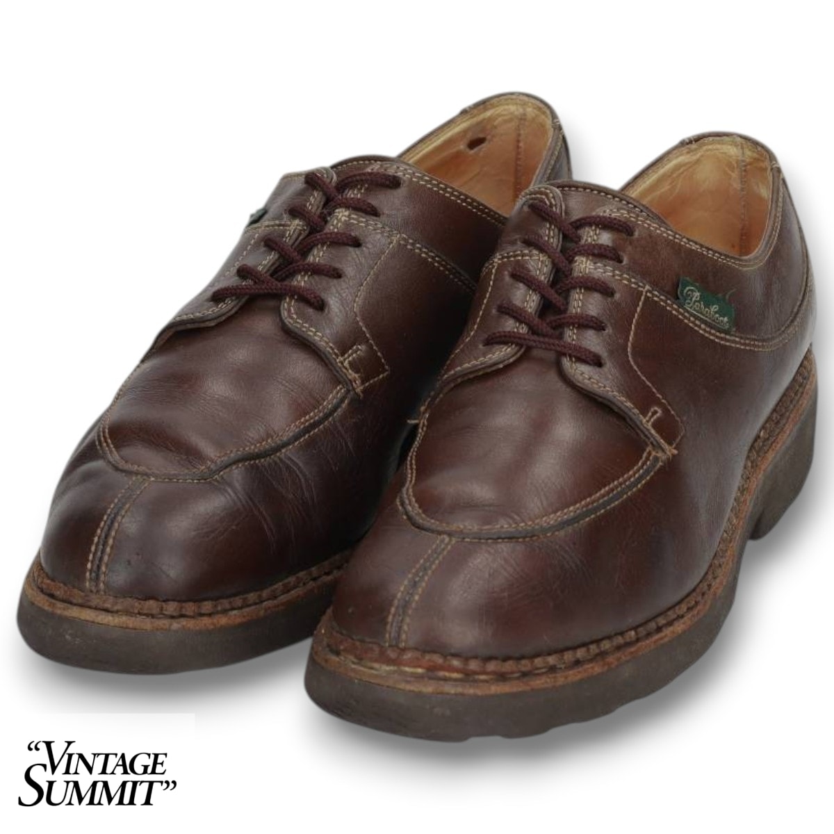 古着 90年代 パラブーツ PARA BOOT AVIGNON アヴィニョン Uチップシューズ フランス製 レディース22.5cm相当 ヴィンテージ/svb001120