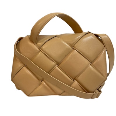 ボッテガヴェネタ BOTTEGAVENETA ショルダーバッグ マキシイントレチャート 2WAY ハンド ベージュ