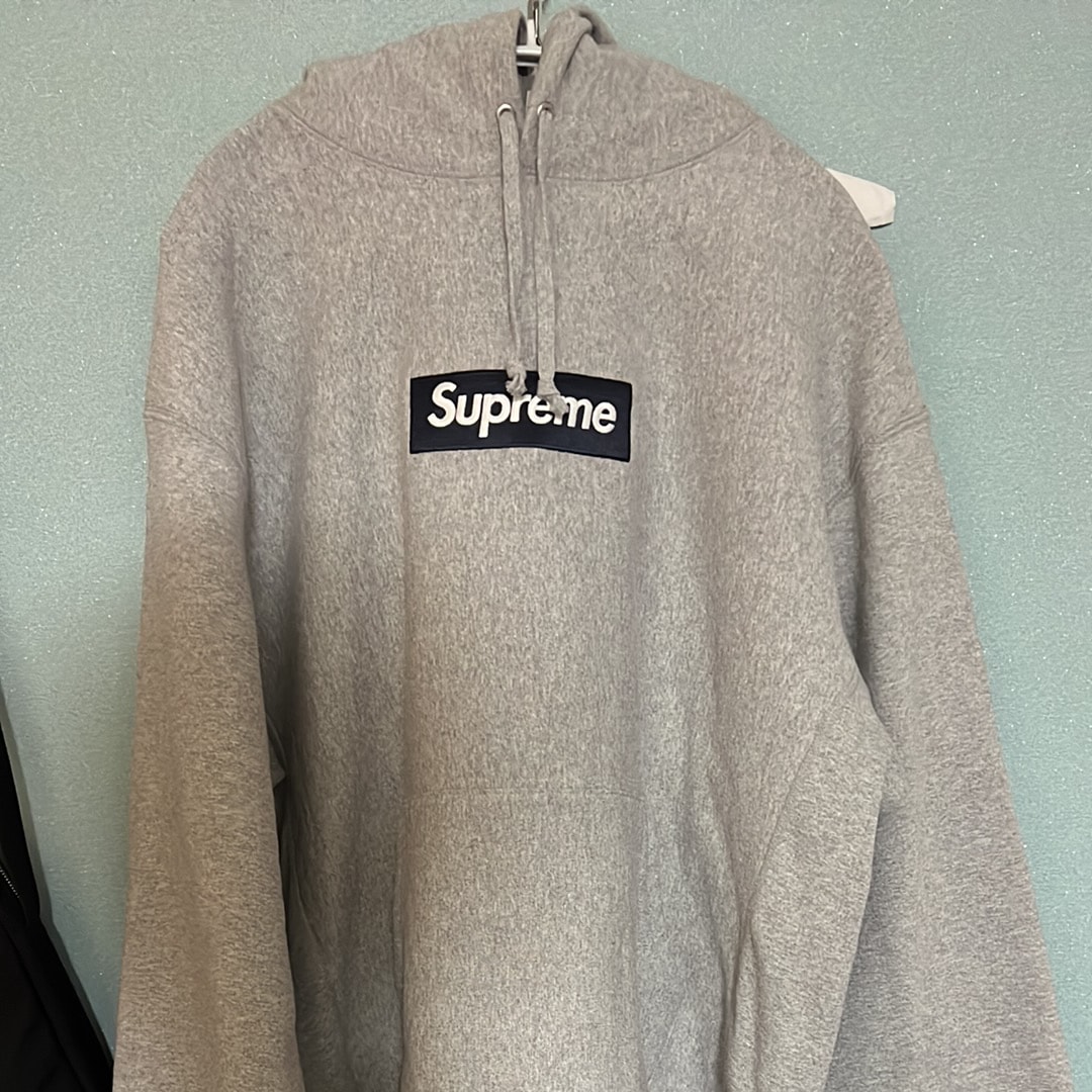Supreme Box Logo Hooded Sweatshirt (25FW) "Heather Grey"