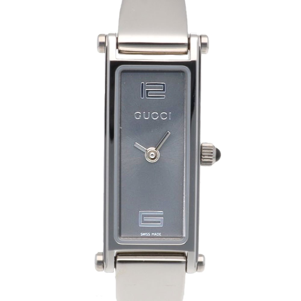 グッチ 腕時計 時計 ステンレススチール 1500L クオーツ レディース 1年保証 GUCCI  中古
