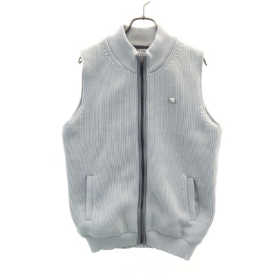 LANVIN SPORT ランバンスポール 日本製 ニットベスト 40 グレー