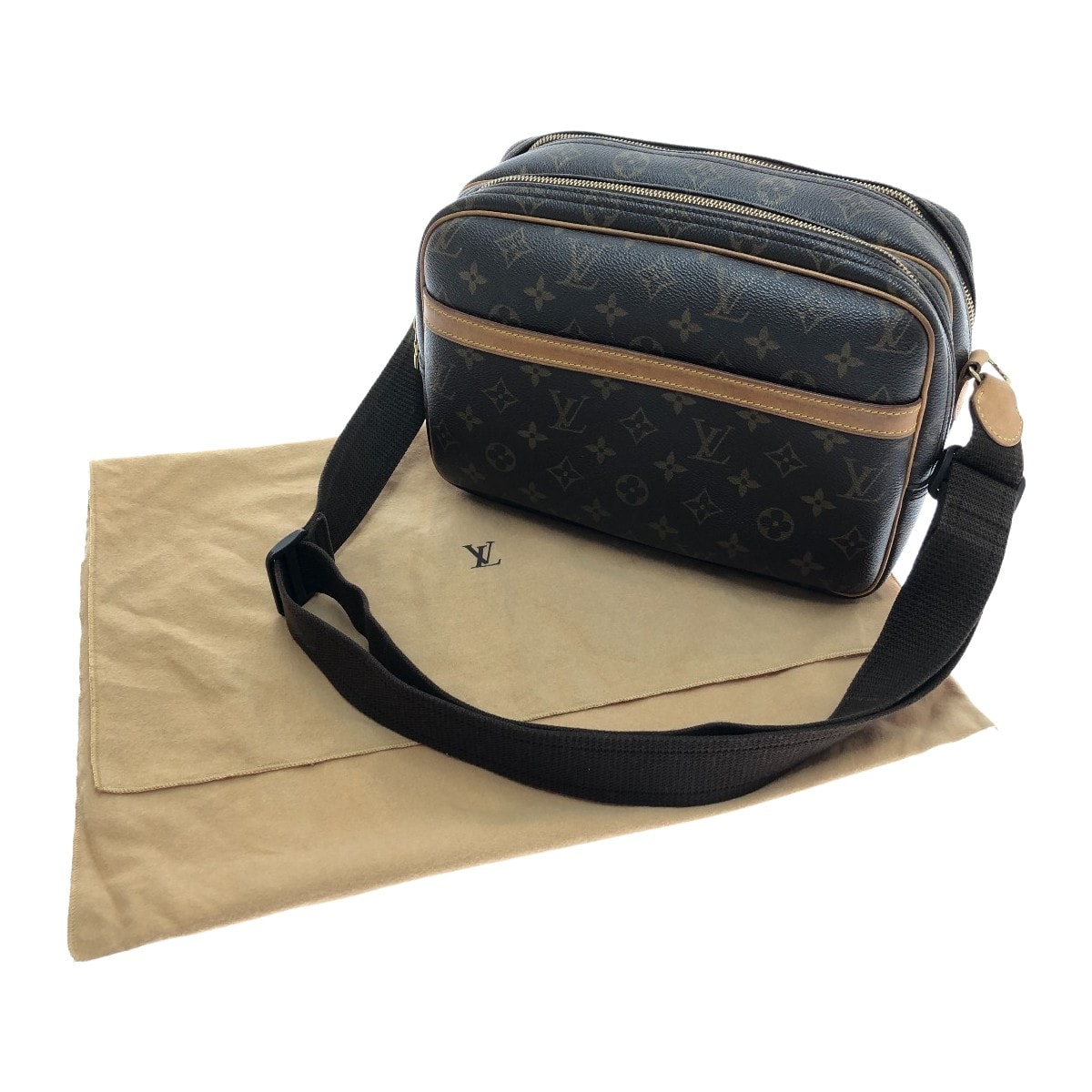 □□LOUIS VUITTON ルイヴィトン モノグラム リポーターPM M45254 モノグラム