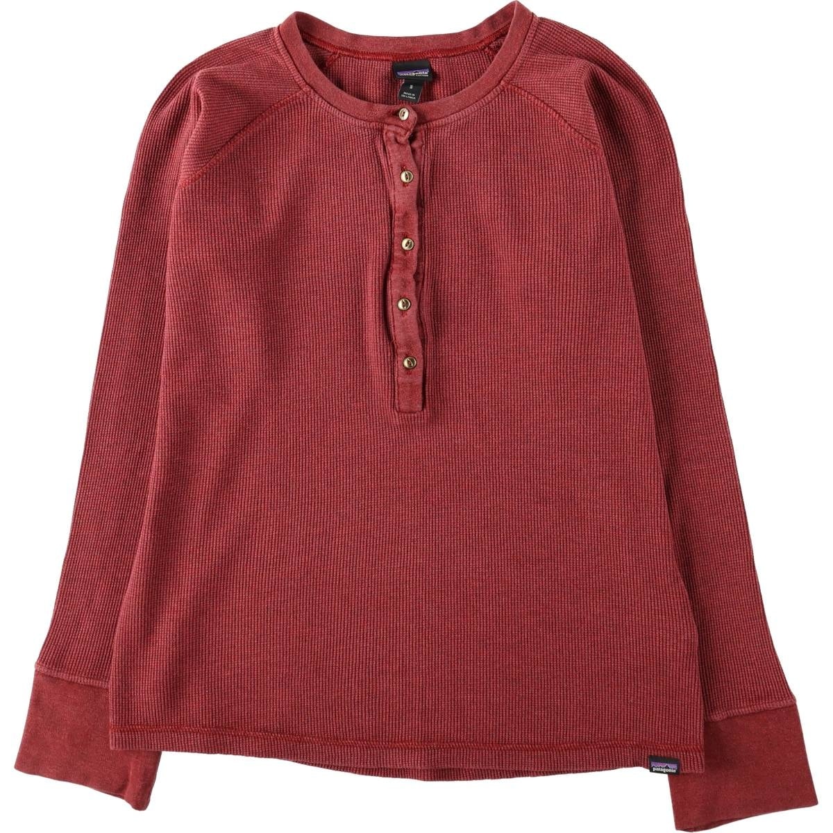 古着 パタゴニア Patagonia ORGANIC COTTON オーガニックコットン 54315FA17 ヘンリーネック サーマルロンT ワッフル レディースS相当/eaa665638