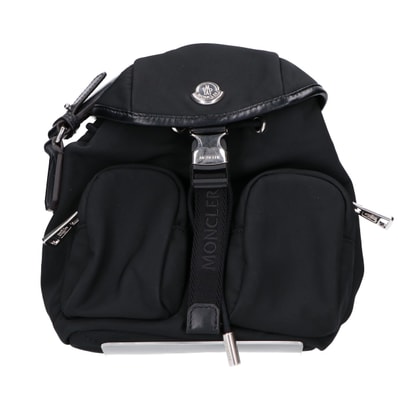 モンクレール 24AW MINI TRICK BACKPACK/ミニトリック メタルロゴ ドローストリング