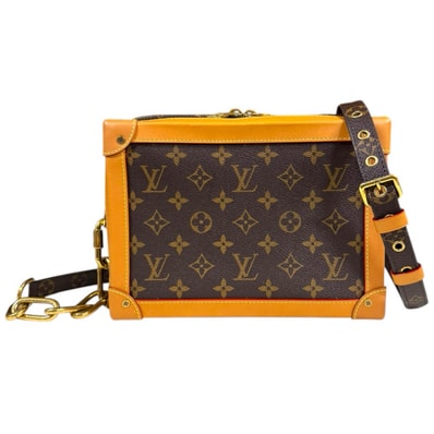 ルイヴィトン ソフトトランク モノグラム ショルダーバッグ モノグラムキャンバス M44660 ブラウン ユニセックス LOUIS VUITTON 中古