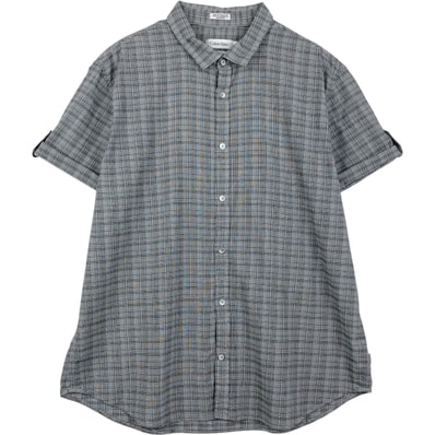 古着 00年代~ カルバンクライン Calvin klein classic fit 半袖 コットン チェックシャツ メンズXL相当/eaa655388