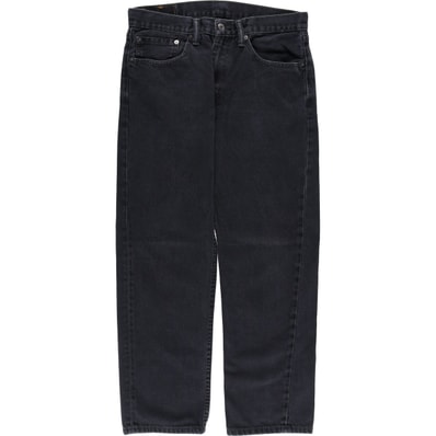 古着 リーバイス Levi's 505 ブラックデニム テーパードデニムパンツ メンズw33相当/eaa615326