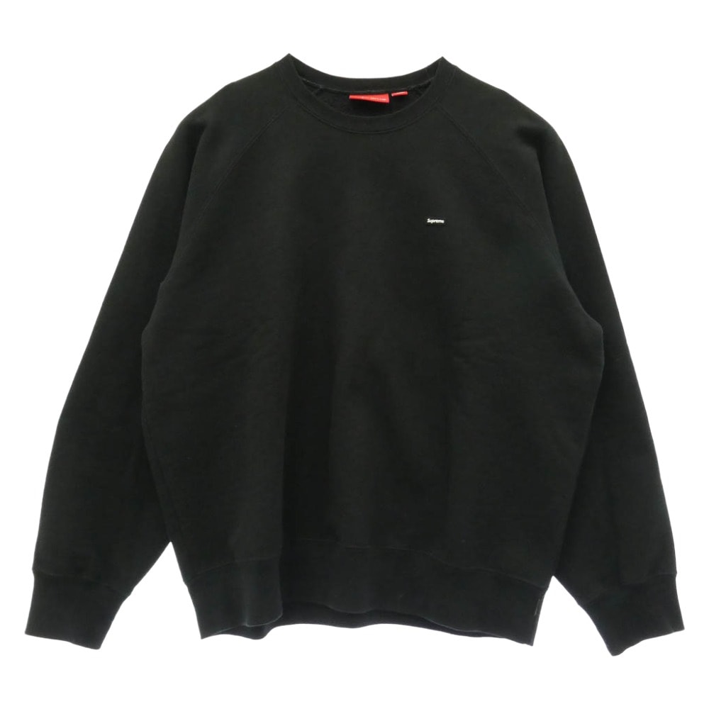 Supreme シュプリーム 24SS Small Box Raglan Crewneck スモールボックス ラグラン クルーネック スウェット ブラック系 L【中古】