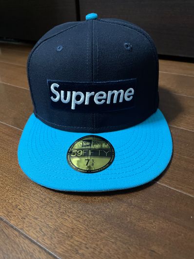 Supreme 2-Tone Box Logo New Era "Blue"