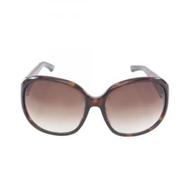 ディオール Dior DELICACY サングラス 衣料品 プラスチック / ラインストーン レディース ブラウン系 【中古】
