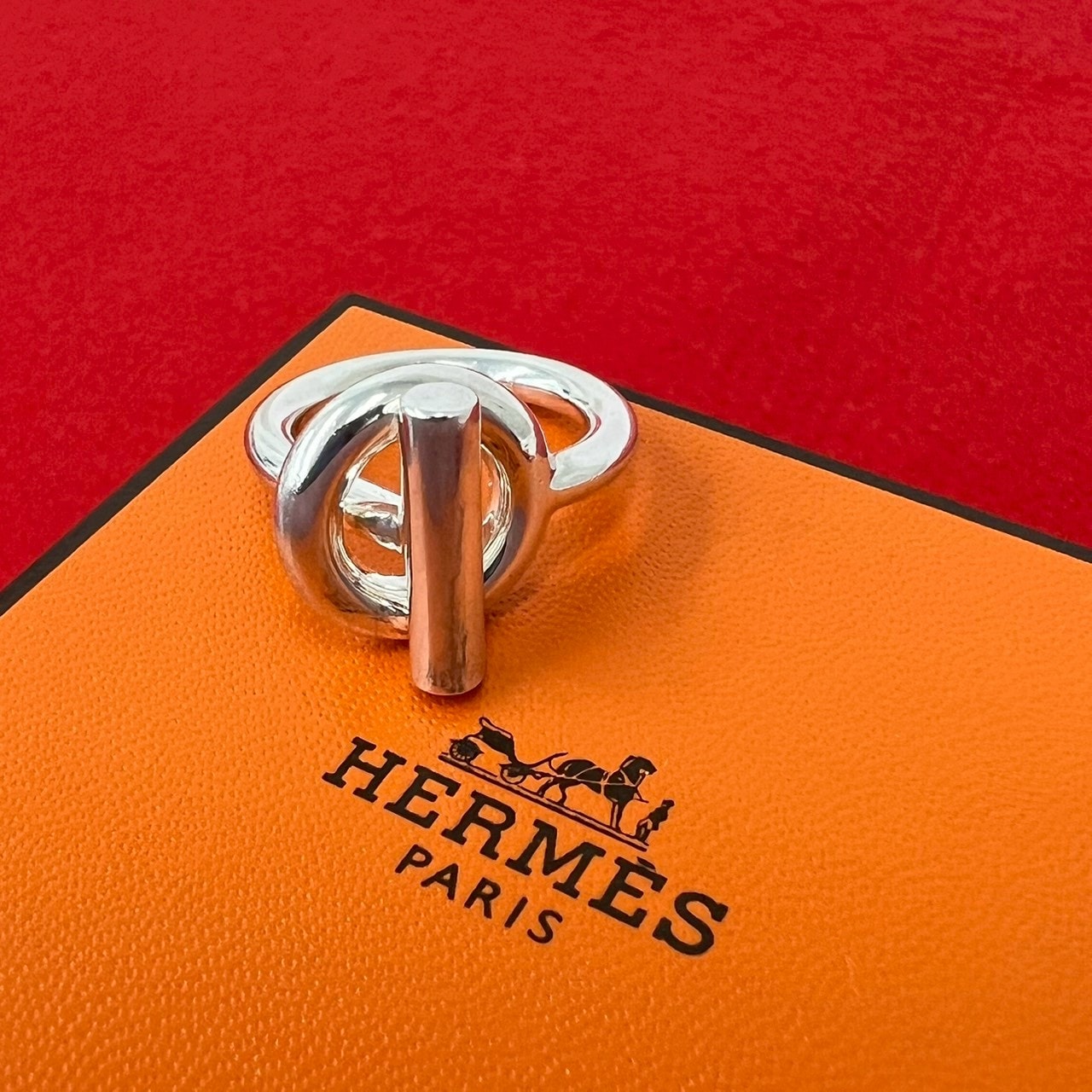 HERMES エルメス エシャペ リング シルバー925 リング・指輪 10号 シルバー
 60176