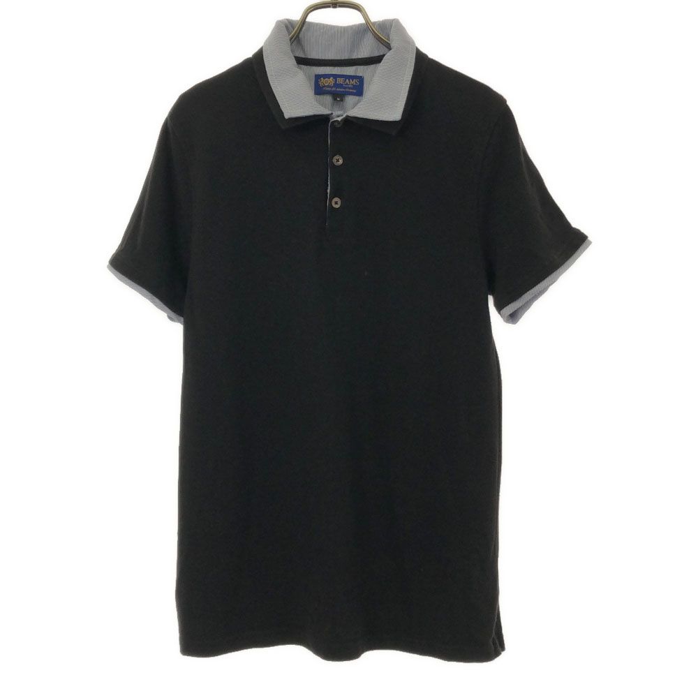 BEAMS 半袖 レイヤード風 ポロシャツ