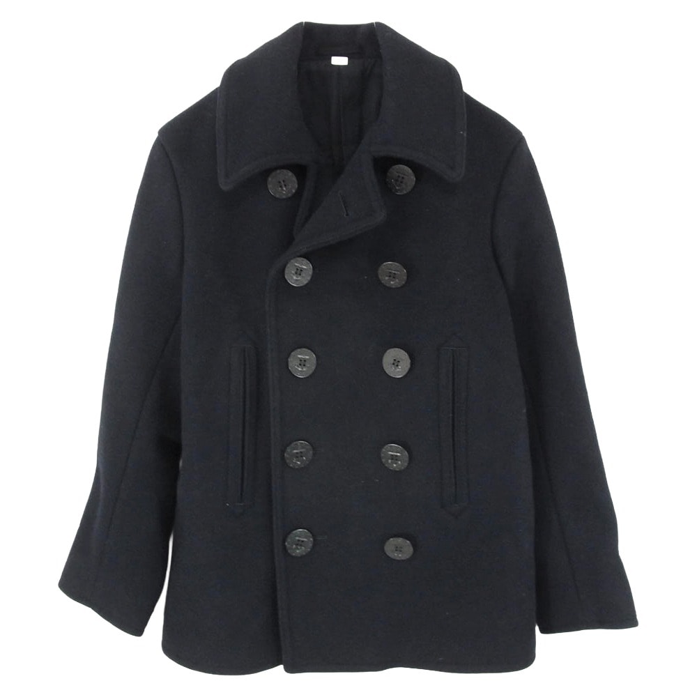 Buzz Rickson's バズリクソンズ BR11554 NAVAL CLOTHING FACYORY PEA COAT ナバル クロージング ファクトリー Pコート ピーコート ネイビー系 36【中古】