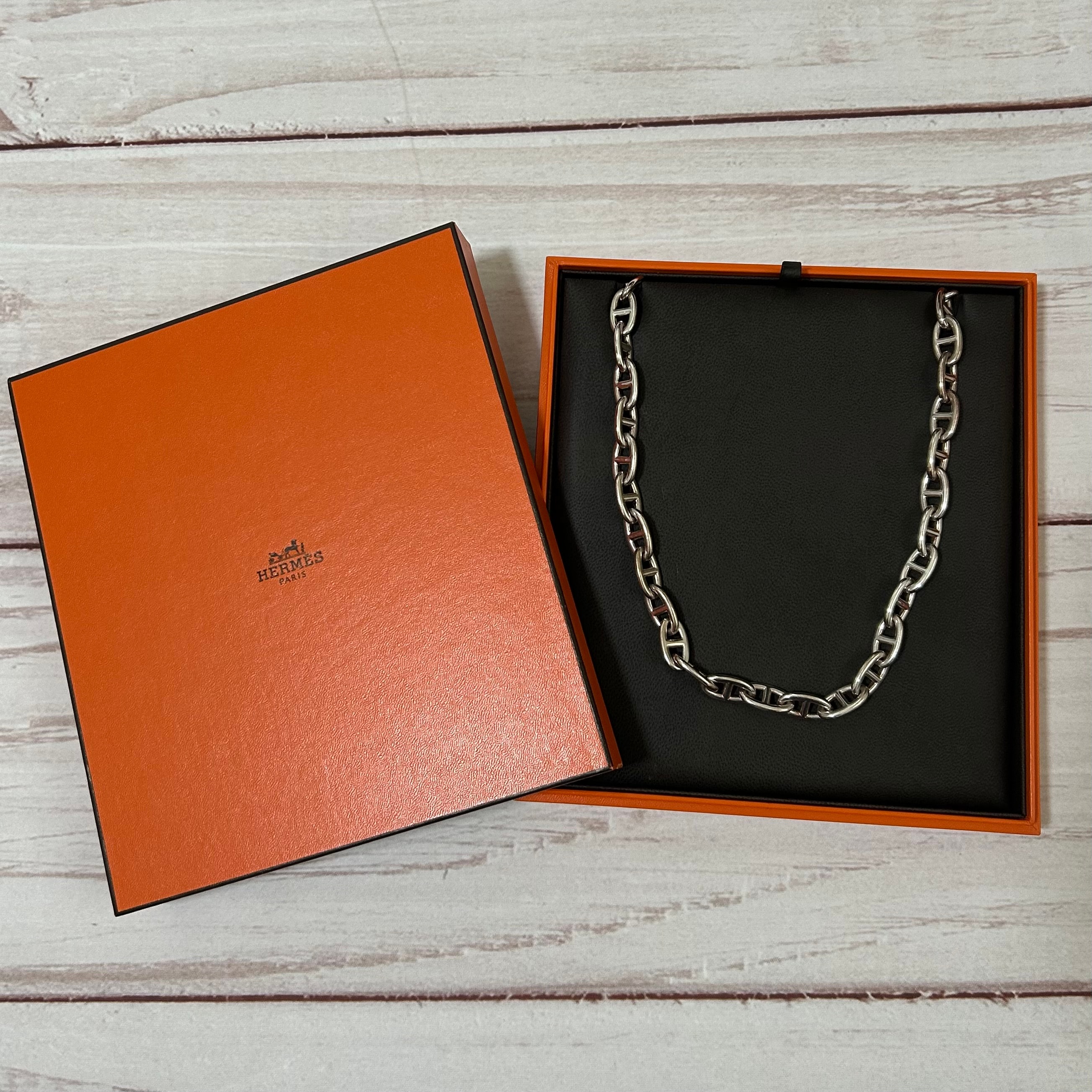 Hermes Chaine D'ancre GM Necklace Large Model "Silver"