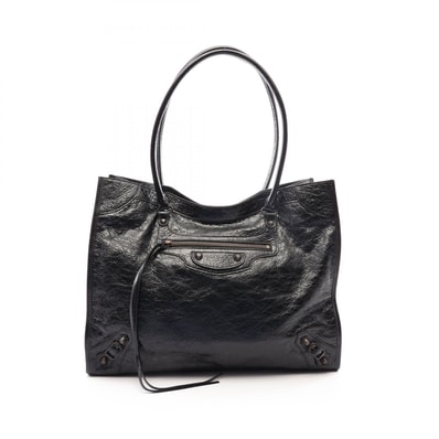 バレンシアガ BALENCIAGA Le City ル シティ ミディアム トートバッグ バッグ レザー レディース ブラック系 8518182ABEK1000 【新品】