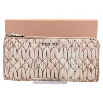 ミュウミュウ 長財布 レディース