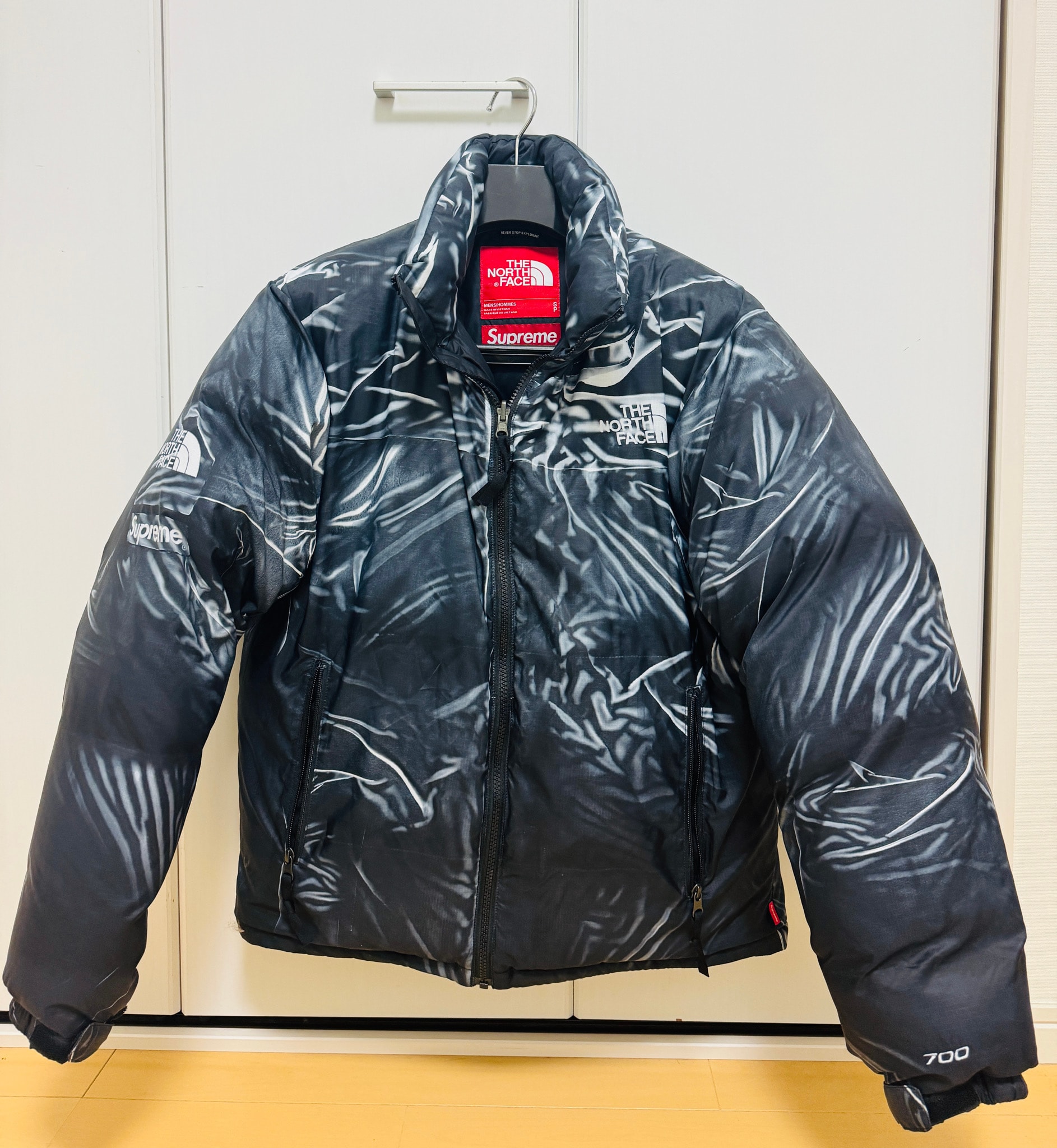 Supreme x The North Face Trompe Loeil Printed Nuptse Jacket "Black"