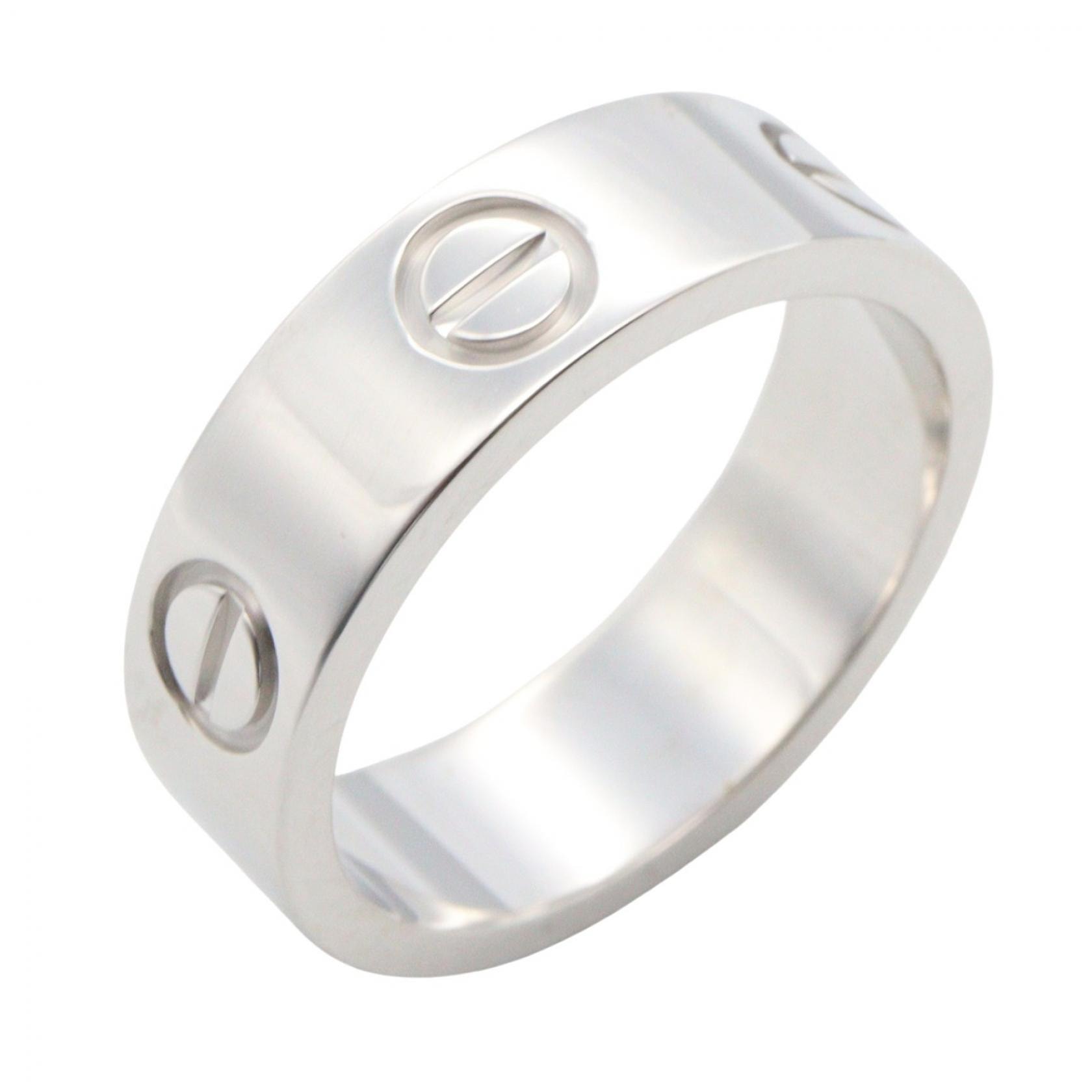 カルティエ CARTIER ラブリング リング・指輪 ジュエリー 750WG メンズ レディース シルバー系 【中古】