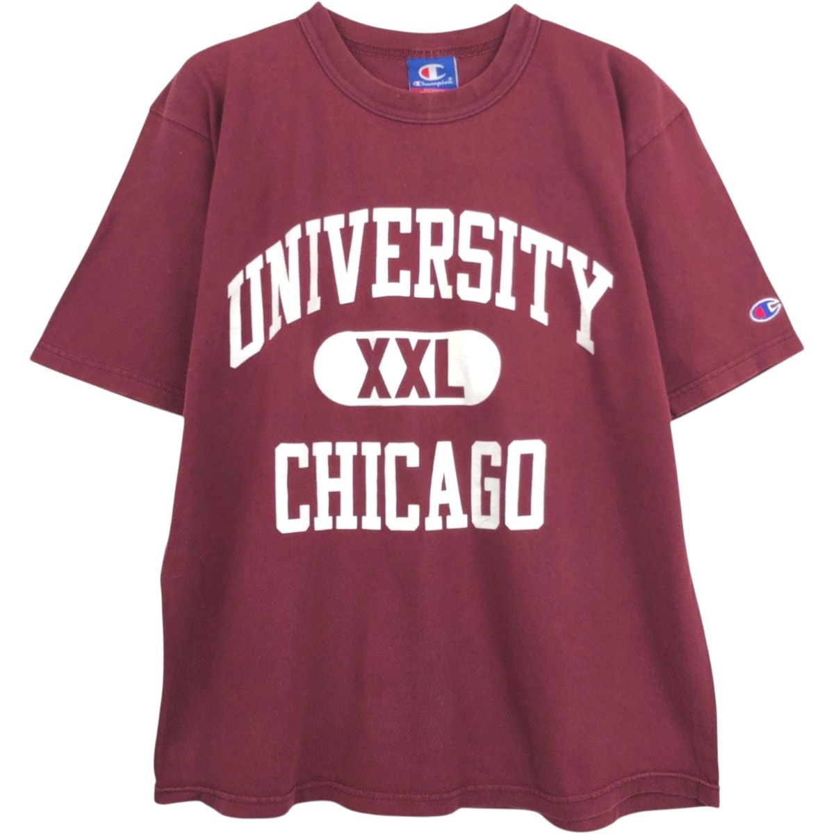 古着 00年代~ チャンピオン Champion AUTHENTIC ATHLETIC APPAREL 3連プリント カレッジTシャツ メンズM相当/eaa658201
