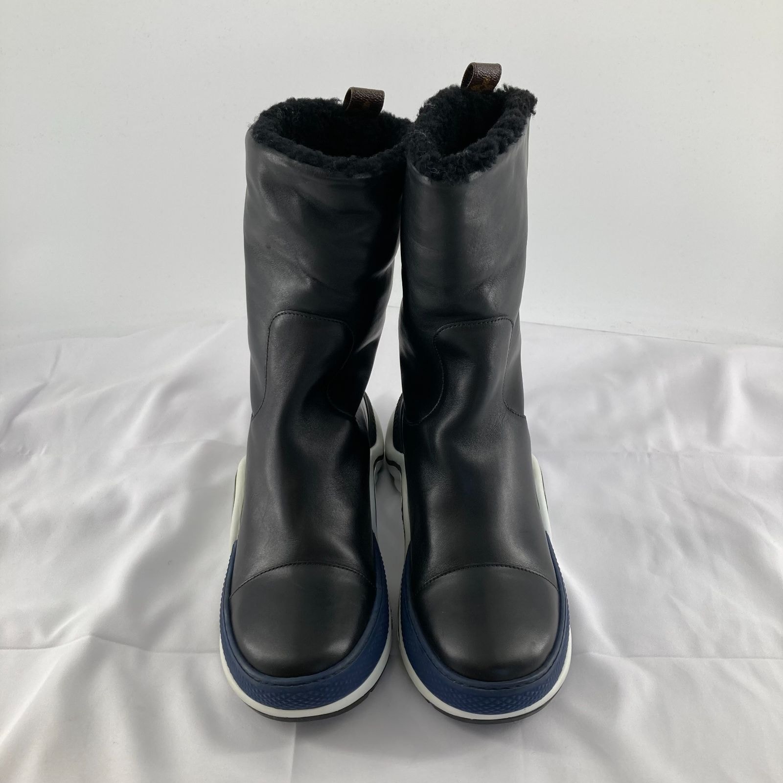 LOUIS VUITTON(ルイヴィトン) アークライトライン ボアブーツ #EU37 ブラック